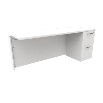 Rt. Ped. w/2 Drawers (R1)