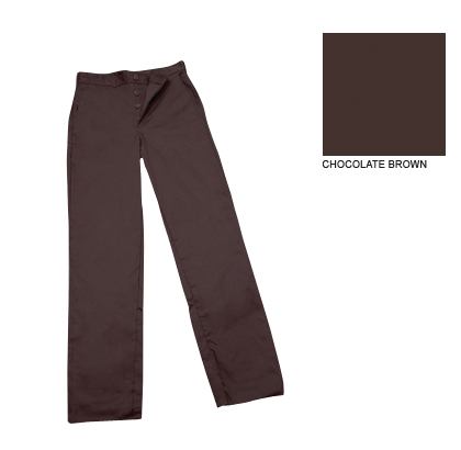 Button Fly Trousers, Chocolate Brown