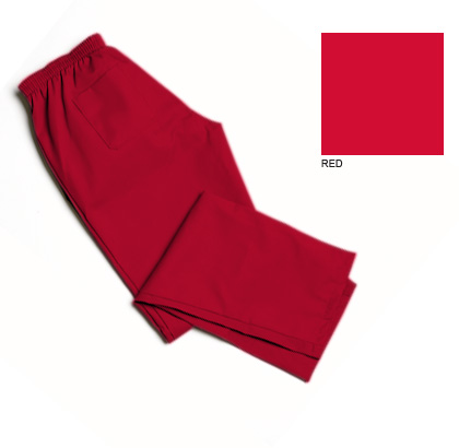 Elastic Waist Trousers, Red