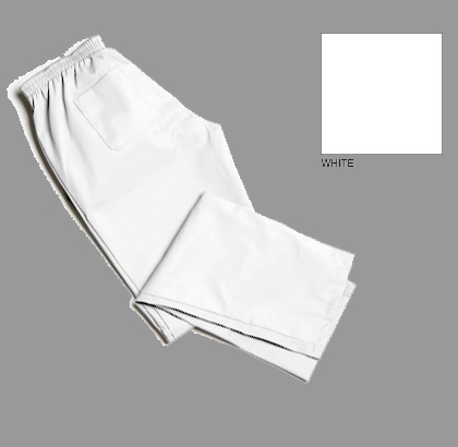 Elastic Waist Trousers, White