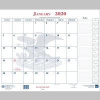 desk blotter calendar