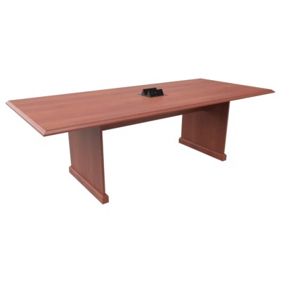 Baritone 96W x 42D Panel Base Conference Table w/PDC Opening