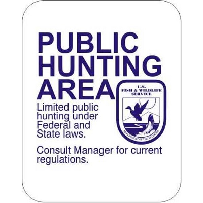 USFWS Sign: Public Hunting Area