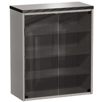 Harmony Glass-Door Shelf Upper Storage Hutch