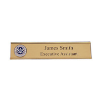 INS Name Plates w/Desktop Holder