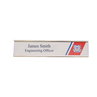 USCG Name Plates w/Desktop Holders