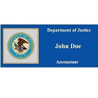 DOJ Name Badges