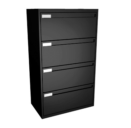 Opus 36"W Four Drawer Lateral File