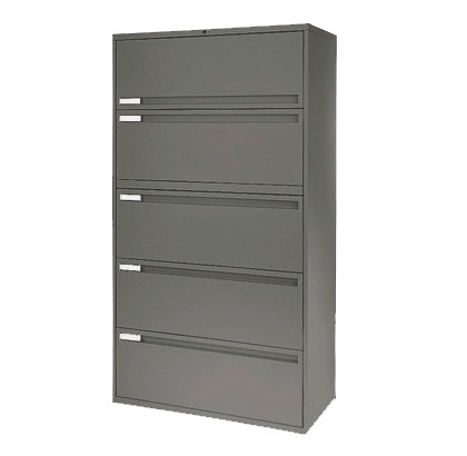 Opus 36W x 18D x 65.3H five-drawer Lateral File