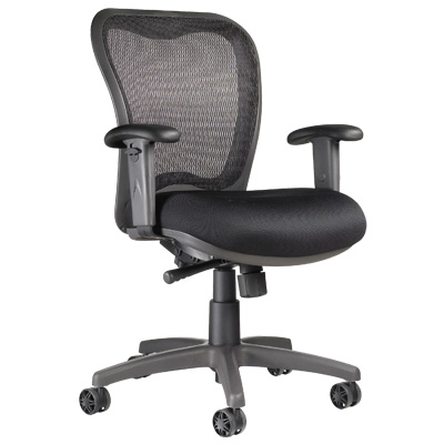 UNICOR Shopping: LXO Mid Back Chair with Black Web Upholstery