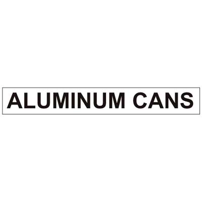 ALUMINUM CANS, 17" x 3" USFS Decal