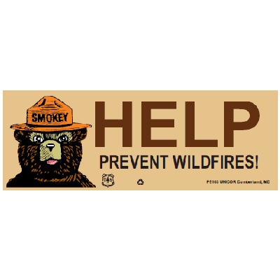 HELP PREVENT WILDFIRES, USFS Sign