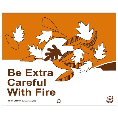 Be Extra Careful With Fire, USFS Poster