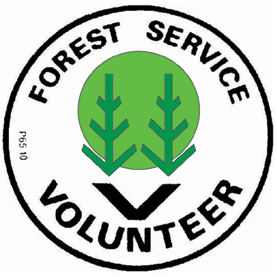 Forest Service Volunteer, 3" Diameter USFS Decal