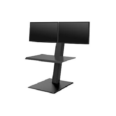 Black, 2 Monitor Mounts