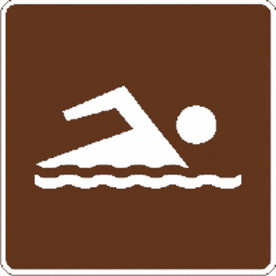Swimming Sign, 12W x 12H