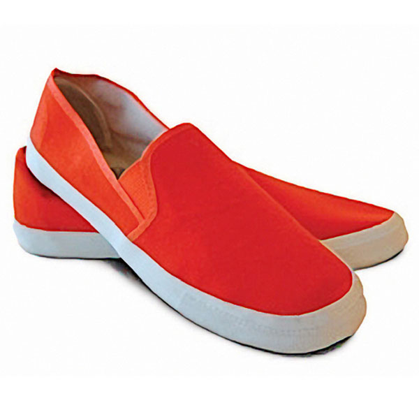 orange deck shoes