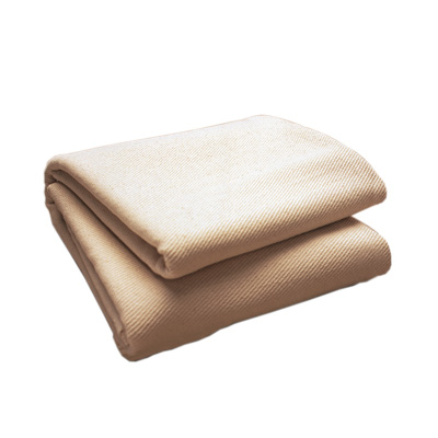 Beige Cotton Blanket