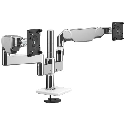 M/Flex M10 Double Monitor Arms with Bolt-Thru Mount